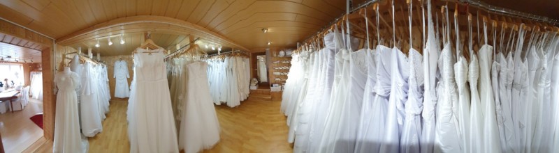 Brautmode aus Bea's Boutique, Rombach bei Aarau, Aargau